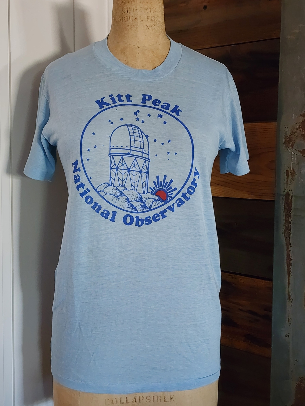 Vintage Kitt Peak National Observatory Graphic Tee - Light Blue